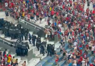 Φοβερά επεισόδια σε ντέρμπι της Παραγουάης: Οπαδοί έκλεψαν ασπίδα αστυνομικού και έπεσαν σφαίρες καουτσούκ (vids)