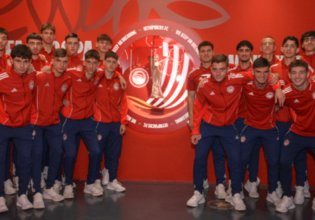 Ολυμπιακός: Οι παίκτες της Ακαδημίας βρέθηκαν στο Μουσείο (pics, vid)