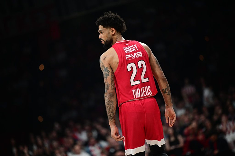 Ολυμπιακός: Τα δεδομένα για τη συμμετοχή των Ντόρσεϊ και Γουόρντ στο Game 2 με τη Μονακό