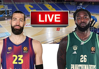 LIVE: Μπαρτσελόνα – Παναθηναϊκός
