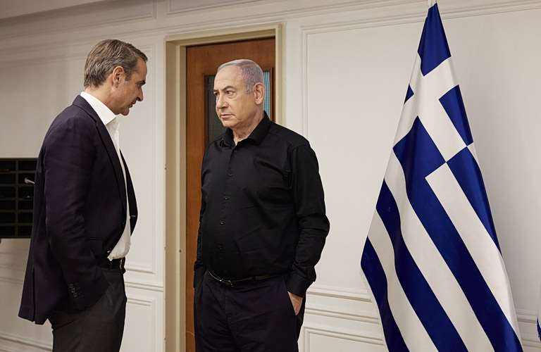 Τηλεφωνική επικοινωνία Μητσοτάκη με Νετανιάχου και Αούν: Ανάγκη να διατηρηθεί η εκεχειρία