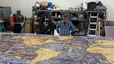 Ένας παππούς έφτιαξε σε 4 χρόνια παζλ 60.000 κομματιών με το εγγονάκι του – Του έλειπε ένα κομμάτι