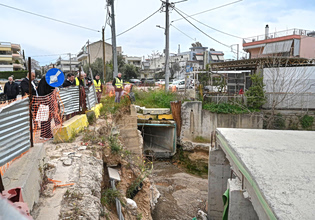 Αντιπλημμυρική παρέμβαση στον Παλαιό Οικισμό Αχαρνών