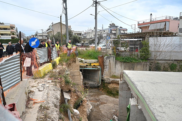 Αντιπλημμυρική παρέμβαση στον Παλαιό Οικισμό Αχαρνών