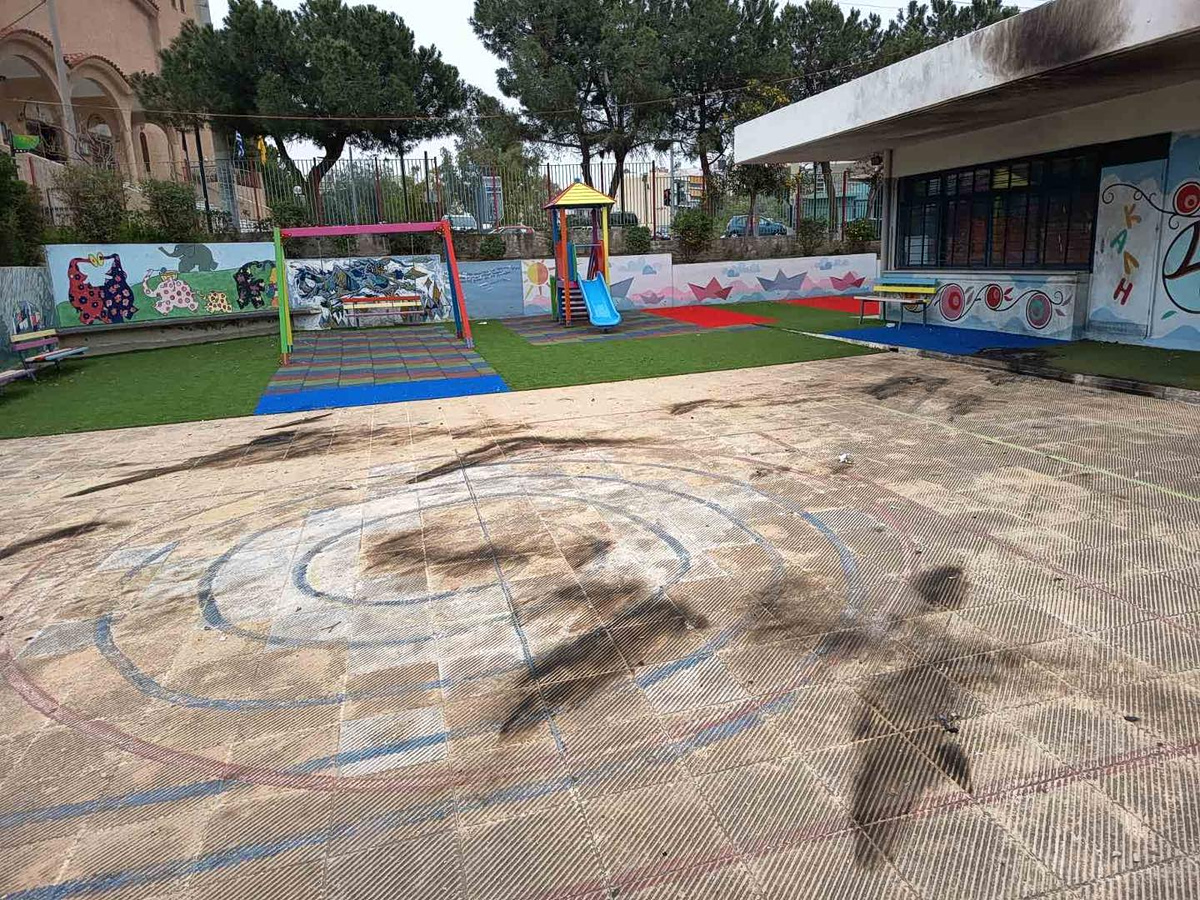 Βανδαλισμοί σε νηπιαγωγείο στον Άγιο Δημήτριο
