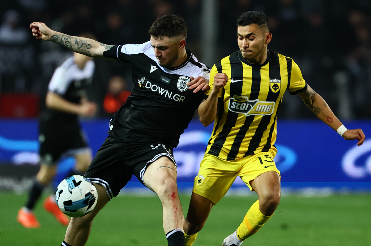 Οι ενδεκάδες των ΑΕΚ και ΠΑΟΚ για το ντέρμπι της 2ης αγωνιστικής των play-off