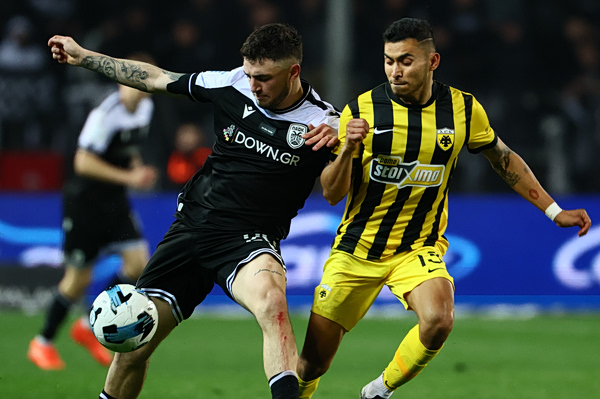 Οι ενδεκάδες των ΑΕΚ και ΠΑΟΚ για το ντέρμπι της 2ης αγωνιστικής των play-off