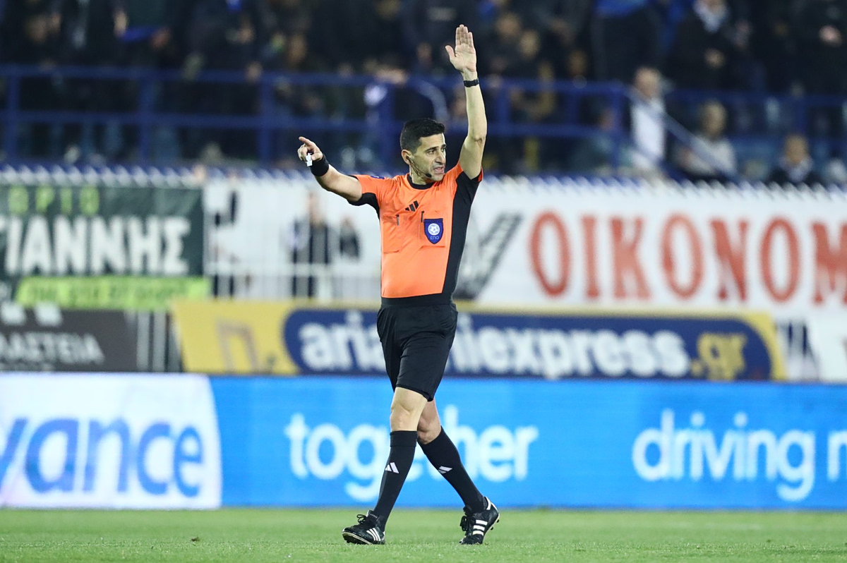 Ο Ευαγγέλου σφυρίζει στον τελικό ΠΑΟΚ-ΟΦΗ του Κυπέλλου Ελλάδας Betsson