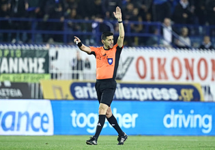 Ο Ευαγγέλου σφυρίζει στον τελικό ΠΑΟΚ-ΟΦΗ του Κυπέλλου Ελλάδας Betsson