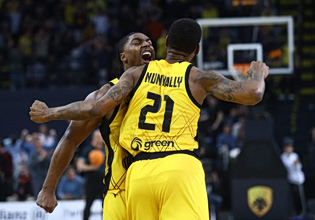 AEK – Μπανταλόνα 87-84: Προβάδισμα πρόκρισης με Μπάρτλεϊ και Νάναλι η «Ένωση»