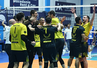 Ηρακλής – Άρης 2-3 σετ: Ανατροπή ανόδου οι «κίτρινοι», επέστρεψαν στη Volley League μετά μετά από 10 χρόνια