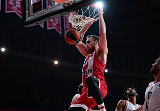 Ολυμπιακός – Αρμάνι Μιλάνο 85-76: Πρώτοι και καλύτεροι στην κανονική περίοδο οι «ερυθρόλευκοι»