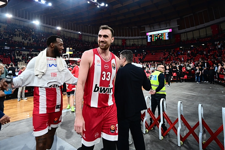 Η βαθμολογία στη Euroleague μετά τη νίκη του Ολυμπιακού επί της Αρμάνι