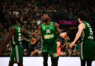 Παναθηναϊκός – Αναντολού Εφές 97-62: Μια καλή… προπόνηση πριν τα play-in για τους «πράσινους»