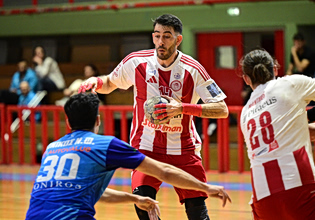 Ολυμπιακός/Όμιλος Ξυνή – Ιωνικός 30-23: Βήμα πρόκρισης στους τελικούς για τους Ερυθρόλευκους