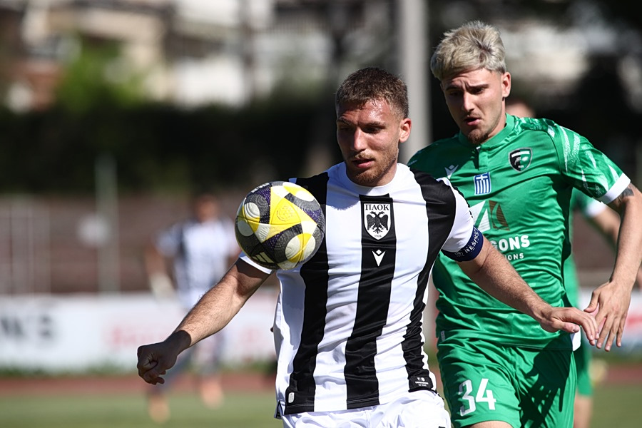 Super League 2: Στην πρώτη θέση στα πλέι άουτ του Α’ ομίλου ο ΠΑΟΚ Β – Η τελική βαθμολογία