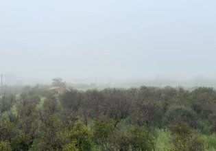 Σπάρτη: «Εξαφανίστηκε» ο Ταΰγετος λόγω πυκνής ομίχλης