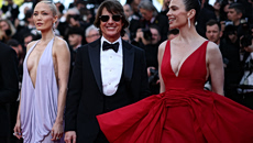 Ο Τομ Κρουζ αγνώριστος με γκρίζα μαλλιά και κοιλιά σε βίντεο από την ταινία «Digger» του Ινιάριτου