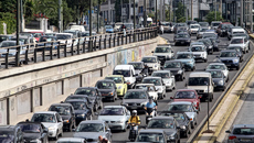 Κίνηση: Χάος στους δρόμους – «Κατακόκκινος» ο Κηφισός