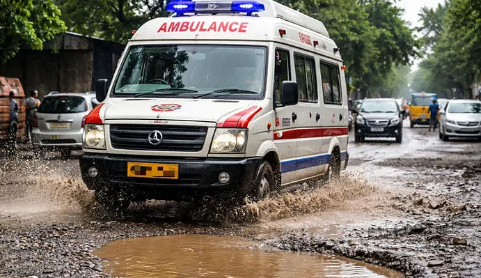 Ινδία: Γυναίκα που θεωρούσαν νεκρή… «ζωντάνεψε» όταν το ασθενοφόρο που τη μετέφερε έπεσε σε λακκούβα