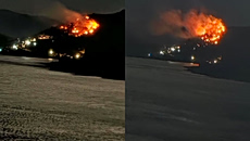 Σάμος: Στάχτη 20 στρέμματα μετά από φωτιά στη δυτική πλευρά του νησιού