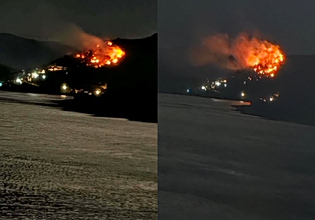 Σάμος: Στάχτη 20 στρέμματα μετά από φωτιά στη δυτική πλευρά του νησιού