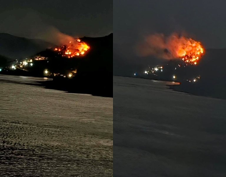 Σάμος: Στάχτη 20 στρέμματα μετά από φωτιά στη δυτική πλευρά του νησιού