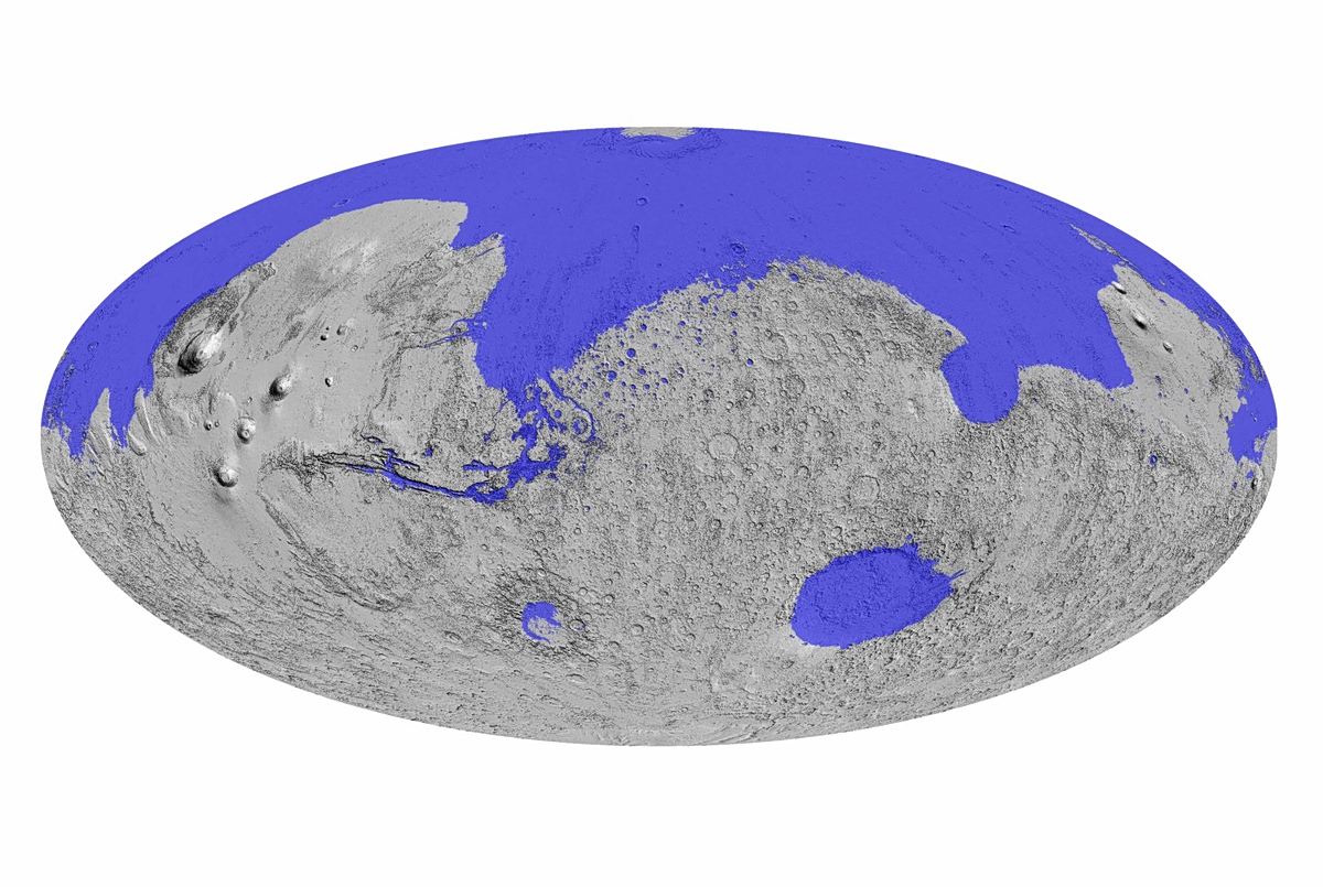 Υπήρχε ποτέ ωκεανός στον Άρη; Νέα μελέτη ιχνηλατεί τις χαμένες ακτές