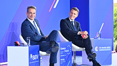 Μητσοτάκης: Πρότυπο για την Ευρώπη η ελληνογαλλική συνεργασία – Μακρόν: Η Ελλάδα είναι μοντέλο οικονομικής προόδου