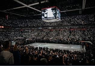 Συγκινητικές στιγμές Παρτιζάν – Ζαλγκίρις στο «αντίο» του Ντούσαν Βουγιόσεβιτς (vid+pics)