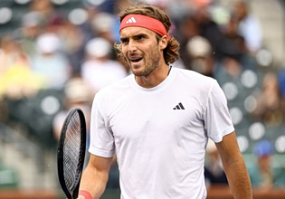 Θα συνεχιστεί την Τετάρτη το παιχνίδι του Τσιτσιπά – Διεκόπη λόγω σκότους (1-1, vid)