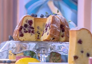 Συνταγή: Κέικ λεμόνι με blueberries