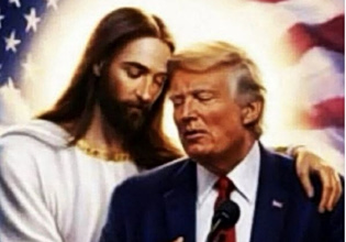 Νέα φωτογραφία του Τραμπ με τον Ιησού να τον αγκαλιάζει – Τι έγραψε στο Truth Social