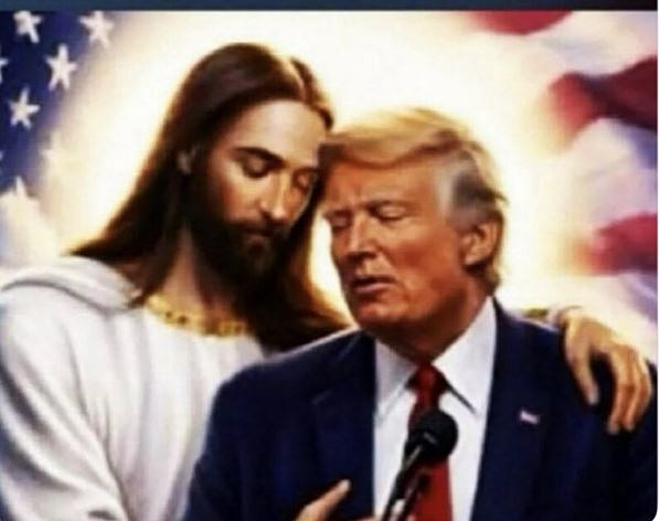 Νέα φωτογραφία του Τραμπ με τον Ιησού να τον αγκαλιάζει – Τι έγραψε στο Truth Social