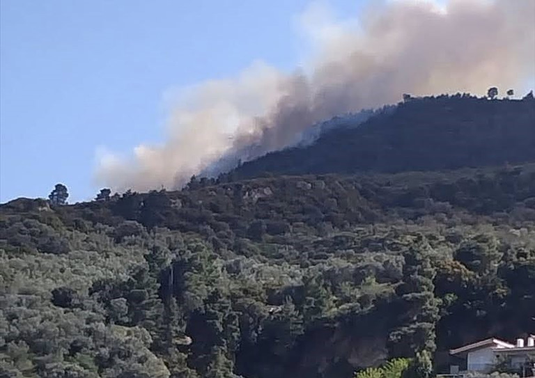 Μεγάλη φωτιά στην Ακράτα – Ήχησε το 112 για εκκένωση στην Άνω Πορόβιτσα