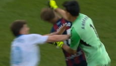 Η ποινή που έλαβε ο τερματοφύλακας της Σαραγόσα που «ξάπλωσε» αντίπαλο με μπουνιά (vid)