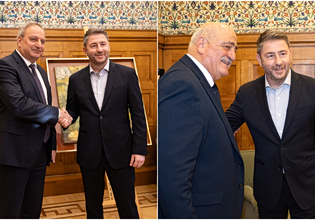 Πυκνό το πρόγραμμα Ανδρουλάκη – Συναντήσεις με Αναστασίου και Στεφάνου