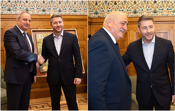 Πυκνό το πρόγραμμα Ανδρουλάκη – Συναντήσεις με Αναστασίου και Στεφάνου