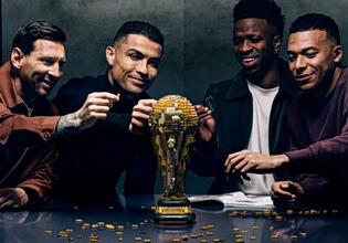 Η διαφήμιση της χρονιάς από τη Lego: Μέσι, Ρονάλντο, Εμπαπέ και Βινίσιους… ενώνονται για το Μουντιάλ (vid)