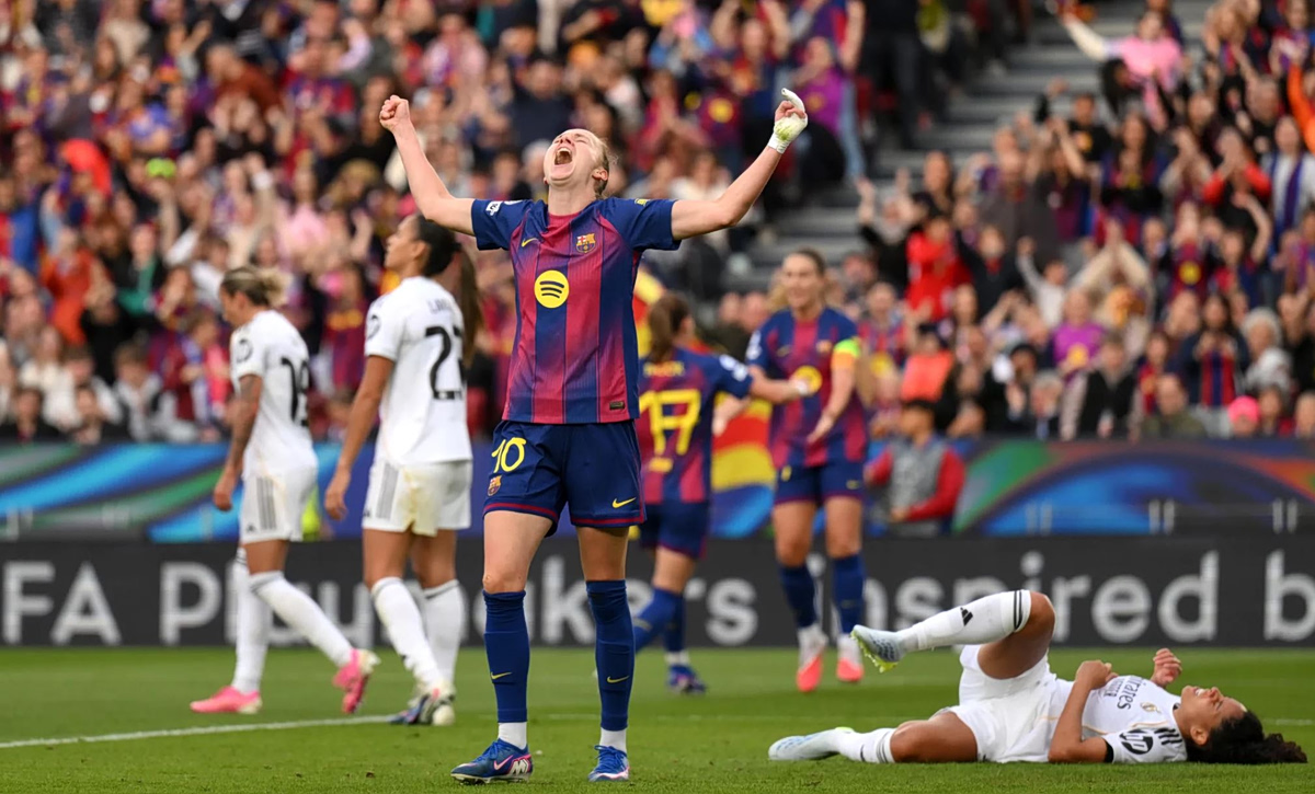 Μπαρτσελόνα – Ρεάλ Μαδρίτης 6-0: Τη διέλυσε ξανά και πέρασε στον ημιτελικό του Champions League γυναικών