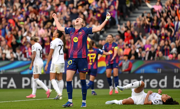 Μπαρτσελόνα – Ρεάλ Μαδρίτης 6-0: Τη διέλυσε ξανά και πέρασε στον ημιτελικό του Champions League γυναικών