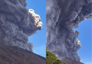 Μεγάλη έκρηξη σε ηφαίστειο στην Ιαπωνία – Υψώθηκε καπνός 3.400 μέτρων
