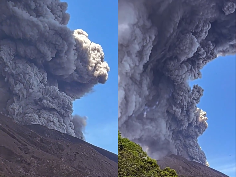 Μεγάλη έκρηξη σε ηφαίστειο στην Ιαπωνία – Υψώθηκε καπνός 3.400 μέτρων