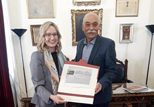 Επίσκεψη της νέας Πρέσβειρας της Ιρλανδίας στο Ιστορικό Δημαρχείο Κέρκυρας