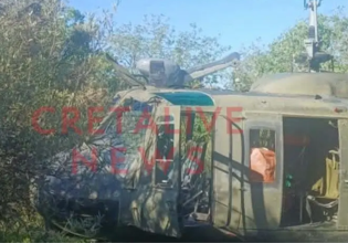 Αναγκαστική προσγείωση στρατιωτικού ελικοπτέρου στην Κρήτη