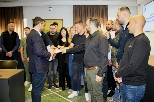 Δήμος Χανίων: Ορκίστηκαν οι 22 νέοι δημοτικοί αστυνομικοί