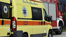 Βόλος: Στις φλόγες τυλίχθηκε ασθενοφόρου του ΕΚΑΒ που μετέφερε 12χρονο παιδί στην Αθήνα