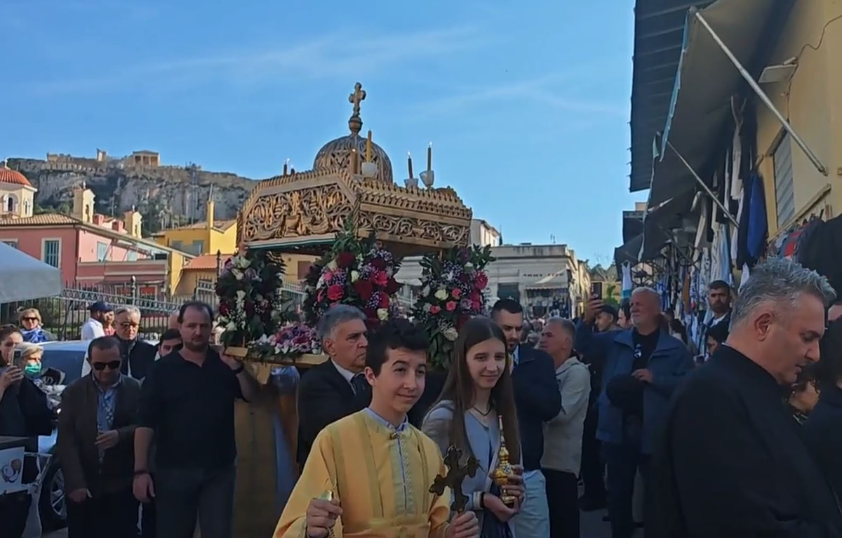 Στον Προφήτη Ελισσαίο του Ψυρρή η πρώτη προφορά του Επιταφίου – Κατάνυξη στη «γειτονιά» του Παπαδιαμάντη