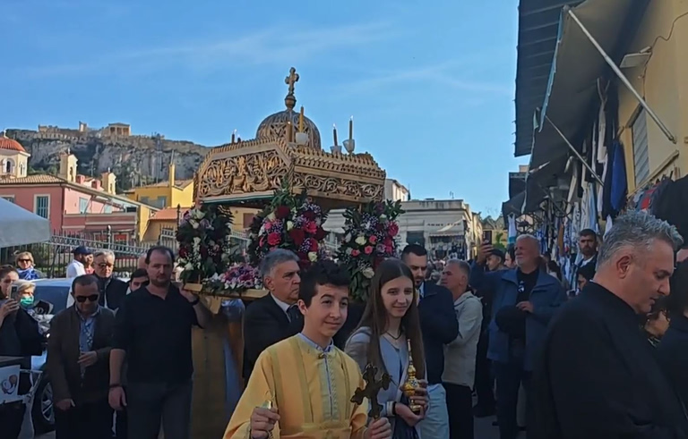 Στον Προφήτη Ελισσαίο του Ψυρρή η πρώτη προφορά του Επιταφίου – Κατάνυξη στη «γειτονιά» του Παπαδιαμάντη