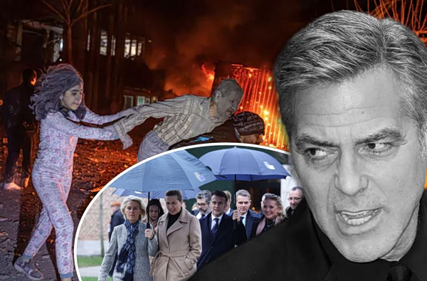 Ο Τζορτζ Κλούνεϊ είπε ό,τι δεν είπαν οι ηγέτες για το «ένας πολιτισμός θα πεθάνει απόψε»